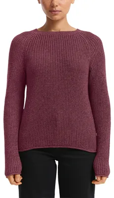 Productafbeelding van Solidchoice - Dames Breiwerk Rood Langsleeve