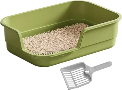 Produktbild von Halboffene Katzentoilette, große Schaufel, herausnehmbarer Behälter, Katzenhygiene