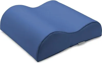 Produktbild von Nackenkissen, Nackenstützkissen Lagerungskissen, Kopfkissen, Gesundheitskissen, Memory Schaum (Foam), Orthopädisches, 32x30x7,5, | Soft Touch | Blau