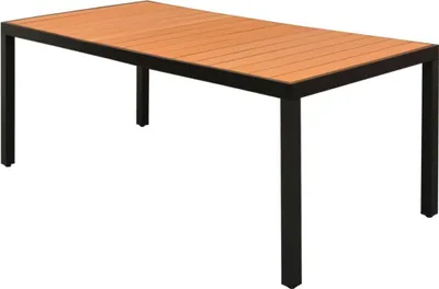 Obrázok produktu pre Záhradný stôl, hnedý 185x90x74 cm, hliník a WPC