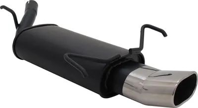 Image de Echappement sport Novus pour Opel Corsa C 135x75mm DTM Silencieux final avec ABE