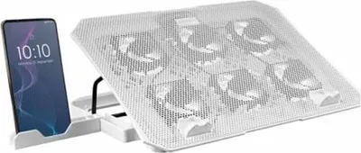 Zdjęcie produktu dla Mars Gaming MNBC23, 40,6 cm (16"), 6 szt., Obrotowy, Biały, ABS, Aluminium, Stal, Niebieski