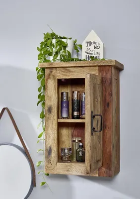 Produktbild von Badoberschrank 42x60cm 'Railroad' Mango & Eisen