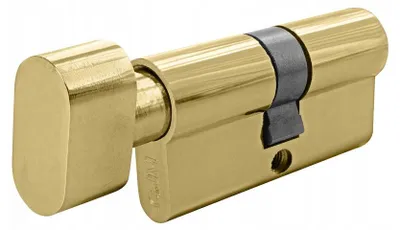 Obrázek produktu pro GJM Vložka s knoflíkem mosazná 3 klíče 35/35