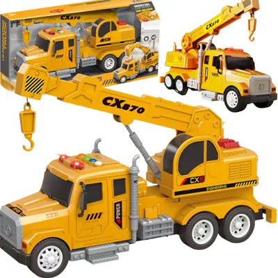 Image de Grue interactive Woopie avec camion à crochet mobile 1:14