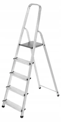 Zdjęcie produktu dla AWTOOLS drabina taboret 5-stopniowa 125 kg