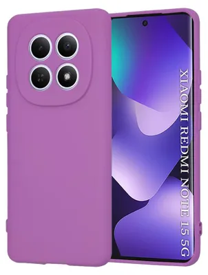 Zdjęcie produktu dla Techsuit etui SoftFlex Xiaomi Redmi Note 15 5G 15 4G Poco M8 5G - fioletowe