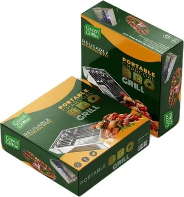 Produktbild von Tragbarer Holzkohle-Grill – Outdoor-Grill für Picknick, Terrasse und Partys