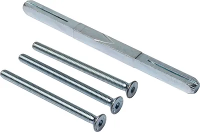 Produktbild von Drückerstift Schutzbeschlag-Befestigungsset 8/10/8mm beidseitig abgesetzter Vierkant 94-98mm