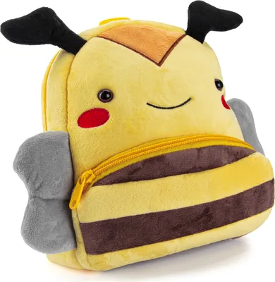 Produktbild von all Kids United Kinderrucksack Biene für Kleinkinder & Mädchen aus Nylon in Grün Gepunktet, Ultraleichter Rucksack für Kita & Kindergarten