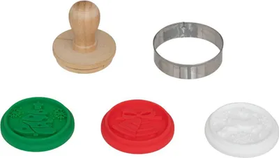 Produktbild von Stempel Kekse Weihnachten 3 Stück
