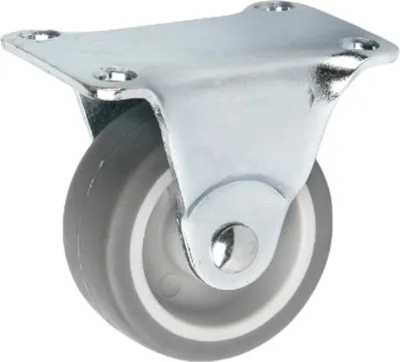 Produktbild von Möbelrad, Durchmesser 42mm/15kg, Festplatte | Möbelrad | Räder für Möbel, Bürostuhl, Beistellbett, Schreibtischstuhl, Hocker | Stuhl-Rad | Schwarz