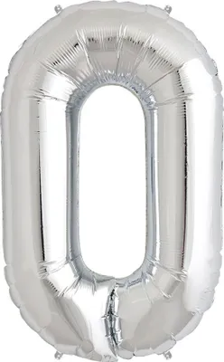 Zdjęcie produktu dla Balon W Kształcie Cyfry 0 Zero Liczba Cyfra 70 Cm!