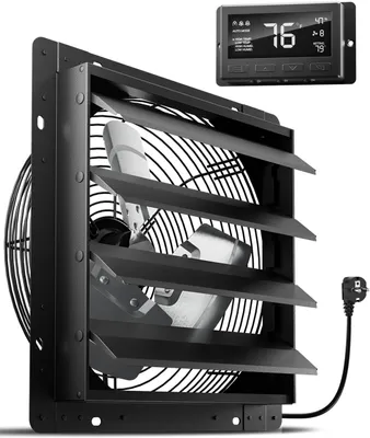 Immagine prodotto di Ventilatore di aspirazione da 350 mm - Ventilatore a parete, ventilatore di aspirazione, ventilatore industriale, ventilatore per cantine