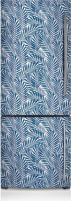 Produktbild von Magnetfolie Magnete Küche Kühlschrank Dekoration 70x190 cm - Geometrische Blätter.