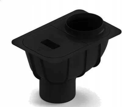 Image de Bryza | Collecteur de gouttière - 110 mm - Noir RAL 9005 - Durable et efficace - Facile à installer