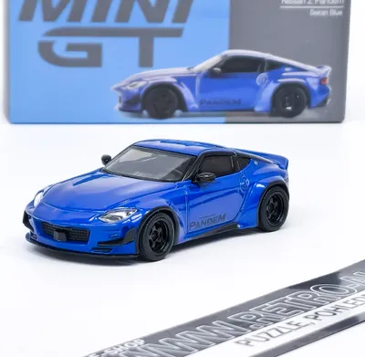 Zdjęcie produktu dla Nissan Z Pandem Seiran Blue LHD - Mini GT 1:64