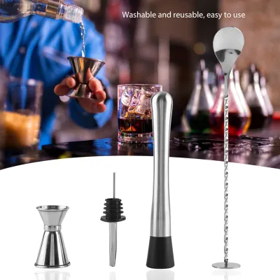 Produktbild von Cocktail-Mixer,Cocktail-Mixer-Set,Trink-Mixer-Set,Cocktail-Mixer für die Bar,Cocktail-Mixer aus Edelstahl