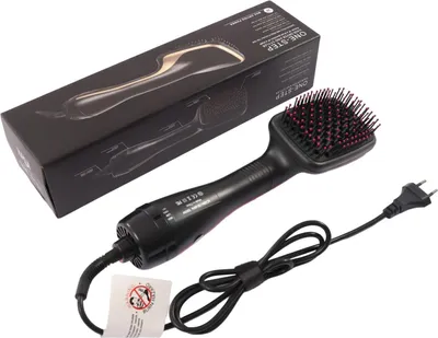 Obrázek produktu pro horkovzdušný kartáč 3 v 1, fén 1000 W, vhodný pro suché a rovné vlasy