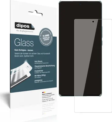 Produktbild von 2x Schutzfolie für Honor 60 Pro - Anti-Shock 9H Folie dipos Glass Kunststoffglas