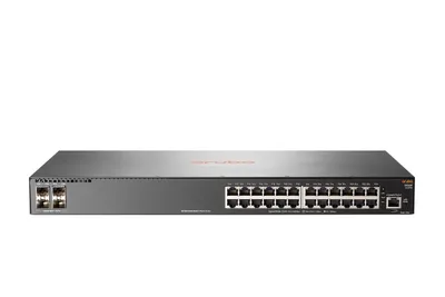 Image de HPE Aruba 2930F 24G 4SFP - Commutateur - L3 - géré - 24 x 10/100/1000 + 4 x Gigabit SFP (uplink) - montable en rack