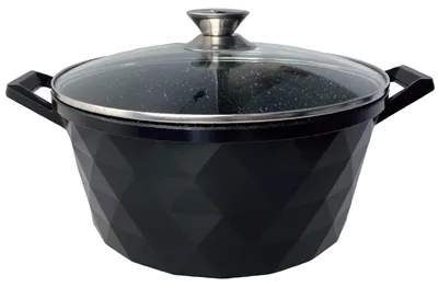 Produktbild von Kochtopf 10 L Suppentopf Antihaft Induktion Schmortopf 32 cm Aluguss Bratentopf