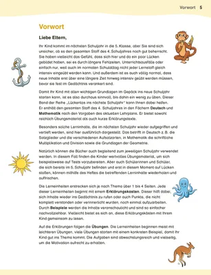 Produktbild von Übungsheft 4. Klasse - Deutsch & Mathematik
