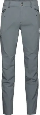 Grau Trekkinghose "Ducan Pants" von Mammut; geeignet für Herren; mit seitlichen Reißverschlusstaschen.