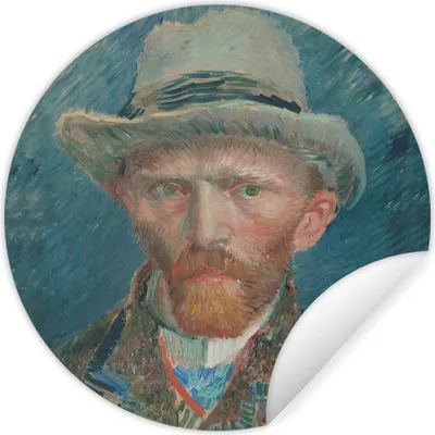 Produktbild von MuchoWow® - Tapetenkreis - Wandbild rund - Schlafzimmerdekoration - Wanddeko - runde Tapete - Kunst für zu Hause