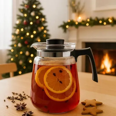 Produktbild von Altom Design Glas-Karaffe mit Deckel, 1,5 L für Getränke