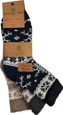 Immagine prodotto di 3 paia di calzini di lana di alpaca da donna, calzini invernali, mix4/39-42