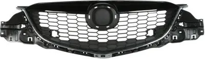 Produktbild von BLIC 6502-07-3495990P Kühlergrill Frontgrill für MAZDA CX-5 (KE, GH) Chrom/Schwarz