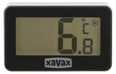 Digitales Kühlschrankthermometer, -30 bis 8 °C, schwarz