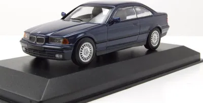 Produktbild von BMW 3er E36 Coupe 1992 blau metallic Modellauto 1:43 Maxichamps
