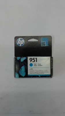 Produktbild von HP 951 Cyan Original Druckerpatrone, Standardertrag, Cyan, Tinte auf Pigmentbasis, 8,5 ml, 1 Stück(e), Einzelpackung
