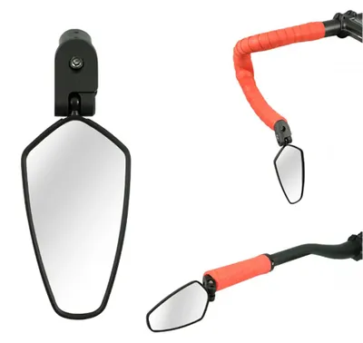 Image de Rétroviseur orange pour système d'extension Wag Race. Couleur : orange. Taille unique