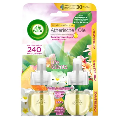 Zdjęcie produktu dla Flakonik olejku zapachowego Air Wick duo pack summer pleasure 2 x 19 ml