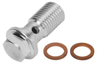Obrázek produktu pro Šroub s banjo hlavou M11 x 1,25, výška 23 mm, vysoká nosnost, celokovová konstrukce pro systém na topný olej
