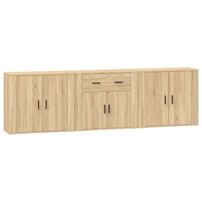 Produktbild von Sideboards 3 Stk. Sonoma-Eiche Holzwerkstoff