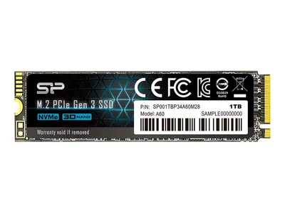 Image de Silicon Power SSD 1TB M.2 PCI-E Ace A60 Gen 3x4 NVMe