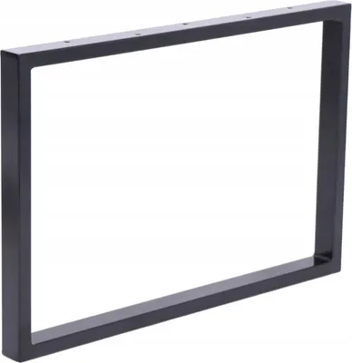 Produktbild von Tischgestell, Tischbeine,  Bankbein, Tischfüße, Schwarz, 1 Stück,  60x40 cm, im Loft-Stil