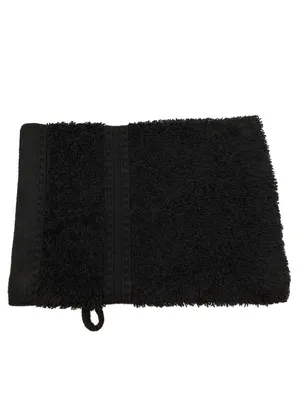 Produktbild von Julie Julsen BIO Waschhandschuh Schwarz 15 x 21 cm