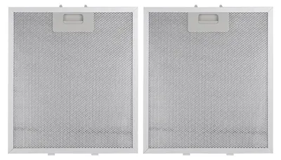 Produktbild von 2 Stück Metall-Dunstabzugshaubenfilter, 320 x 260 mm, einfach zu installieren und zu entfernen, Aluminium-Fettfilter, universeller Abluftfilter aus Netzmaterial für Baumatic CBCB9201 AL260319