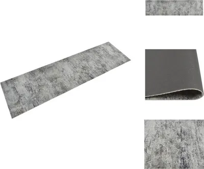 Obrázok produktu pre vidaXL Kuchynský koberec umývateľný betónový 45x150 cm zamat - Rohožky