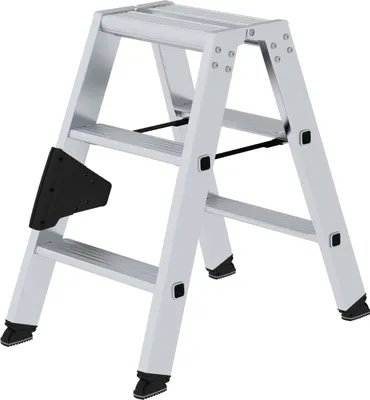 Produktbild von MUNK Stehleiter mit ergo-pad beidseitig begehbar 2x3 Stufen