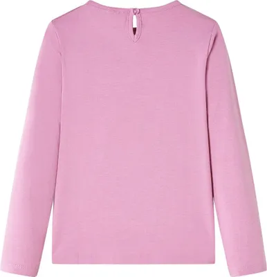 Produktbild von vidaXL Kinder-Langarmshirt Dunkelrosa 92