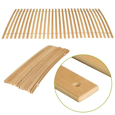 Produktbild von Yakimz Drevený rolovací rám postele 90 x 100 cm Smrekový lamelový rám Stabilná podkrovná posteľ Lamely 28 lamiel