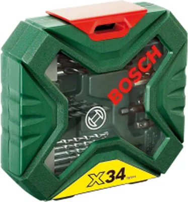 Produktbild von BOSCH X-Line Classic Bohrer- und Bit-Set, 34-teilig