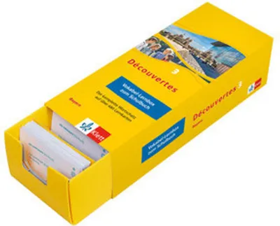 Zdjęcie produktu dla Découvertes 3 Bayern (ab 2017) - Vokabel-Lernbox zum Schulbuch 3. Lernjahr
