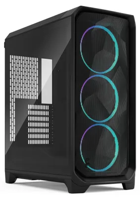 Produktbild von Meshify 3 RGB TG Light Tint (schwarz, Tempered Glass)